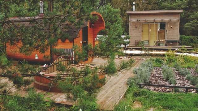 Загородные дома Дом с камином в лесу Pogorelka-50